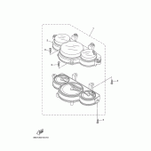 Схема узла: Панель приборов Yamaha XP500 T-MAX