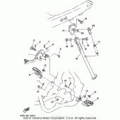 Схема узла: Stand - footrest Yamaha WR250 WR250Z