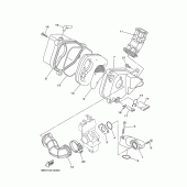 Схема вузла: Впускна система Yamaha TTR110 TT-R110