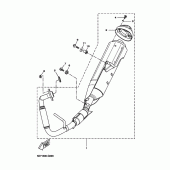 Схема узла: Выхлопная система Yamaha YZF-R125