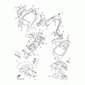 Схема узла: Крыло Yamaha FZ8 FZ8 FAZER (ABS)