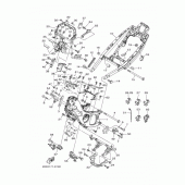 Схема узла: Рама Yamaha XP500 T-MAX