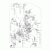 Схема узла: Карбюратор Yamaha YZ250 YZ250F