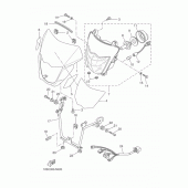 Схема узла: Фара Yamaha XT660
