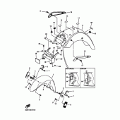 Схема вузла: Крило Yamaha XVS1300 V-Star Classic