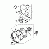 Схема узла: Фара (FOR XV1100) Yamaha XV1100 Virago Special