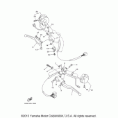 Схема вузла: Пульт управління рульовий та Важіль Yamaha XVS650 V-Star Custom