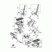 Схема узла: Подножки и Подставка Yamaha XVS1100 Drag Star Classic