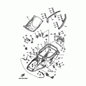 Схема узла: Сиденье 2 Yamaha XP500 T-MAX