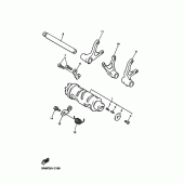 Схема вузла: Вал перемикання Yamaha XJR1300