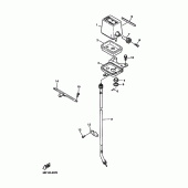 Схема узла: Панель приборов Yamaha WR250 WR250F