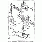 Схема узла: Карбюратор (Non-calinia) Yamaha XT350 XT350