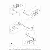 Схема вузла: Поворотники Yamaha XVS950 Bolt C-Spec
