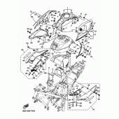 Схема вузла: Бак паливний 2 Yamaha MTN320 MT-03 (ABS)