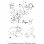 Схема узла: Крыло Yamaha YZF600R Thundercat