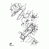 Схема узла: Крыло Yamaha FZS1000 FAZER