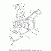 Схема узла: Рама Yamaha XVS1300 V-Star