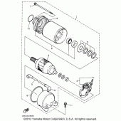 Схема вузла: Електричний стартер Yamaha YZF600R Thundercat