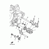 Схема вузла: Вал перемикання Yamaha YZ125