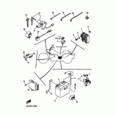 Схема узла: Электрооборудование 1 Yamaha XVS125 Drag Star
