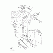 Схема вузла: Паливний бак Yamaha YZF-R1 R1