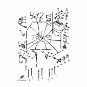 Схема узла: Электрооборудование 1 Yamaha TW200