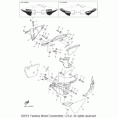 Схема вузла: Cowling 3 Yamaha YZF-R1 R1S Limited Edition