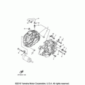 Схема вузла: Картер двигуна Yamaha TW200
