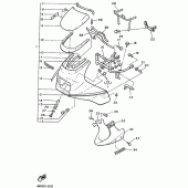 Схема узла: Motorverkleindung 1 Yamaha XJ900 Diversion