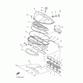 Схема вузла: Впускна система Yamaha YZF-R1 R1