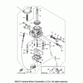 Схема вузла: Карбюратор Yamaha TW200
