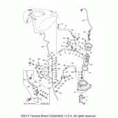 Схема вузла: Паливний бак (2) Yamaha XV1900 Stratoliner Midnight