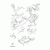 Схема узла: Облицовочные элементы Yamaha YP250 X-MAX