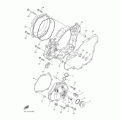 Схема узла: Крышки картера 1 Yamaha YZ450F YZ450F