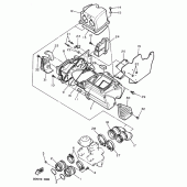 Схема узла: Впускная система Yamaha SRX600