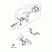 Схема узла: Задний фонарь (Стоп-сигнал) Yamaha XT225 Serow