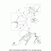 Схема узла: Сиденье Yamaha YZF-R3