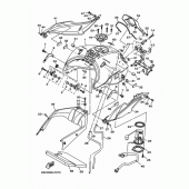 Схема вузла: Паливний бак Yamaha MT09/MTN850 MT-09 Tracer