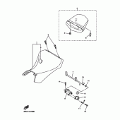 Схема узла: Сиденье Yamaha YZF-R6/ YZF600 R6S