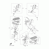 Схема вузла: Підніжки та Підставка Yamaha XVS950 Midnight Star