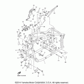 Схема вузла: Рама Yamaha XVS650 V-Star Custom