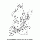 Схема вузла: Вихлопна система Yamaha FZ10/MTN1000 FZ-10