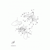 Схема узла: Крыло Yamaha YP400