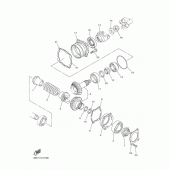 Схема вузла: Проміжна передача Yamaha VMX17 V-MAX