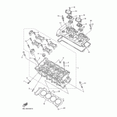 Схема вузла: Циліндр Yamaha YZF-R6/ YZF600 R6