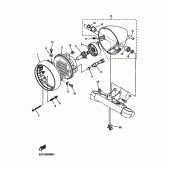 Схема узла: Фара Yamaha XVS125 Drag Star