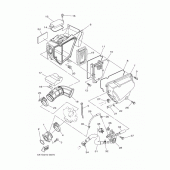 Схема вузла: Впускна система Yamaha XG250 TRICKER