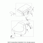 Схема узла: Сиденье Yamaha XVS1100 V-Star Custom