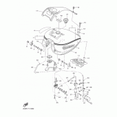 Схема узла: Топливный бак Yamaha XVZ1300 Royal Star Venture S