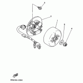 Схема вузла: Генератор Yamaha WR250 WR250Z